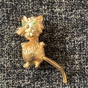 Vintage 1950’s Mini Cat Pin